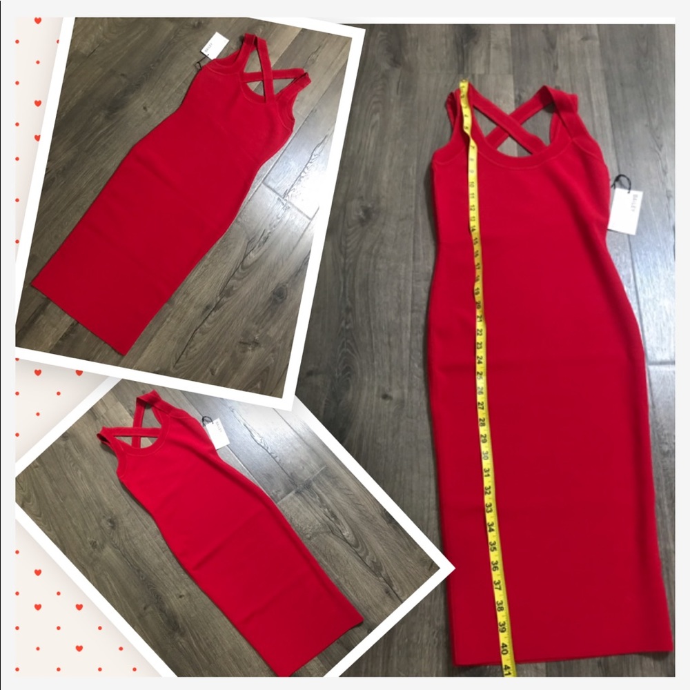 🆕 Bailey 44 Sexy Red Midi Dress❤️ - Picture 5 of 8